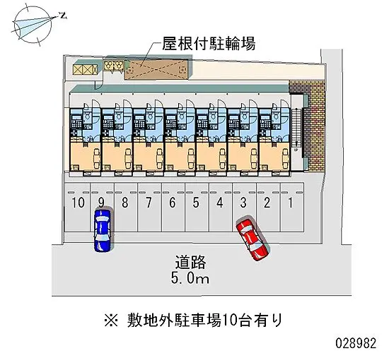 ★手数料０円★岡山市北区十日市東町　月極駐車場（LP）